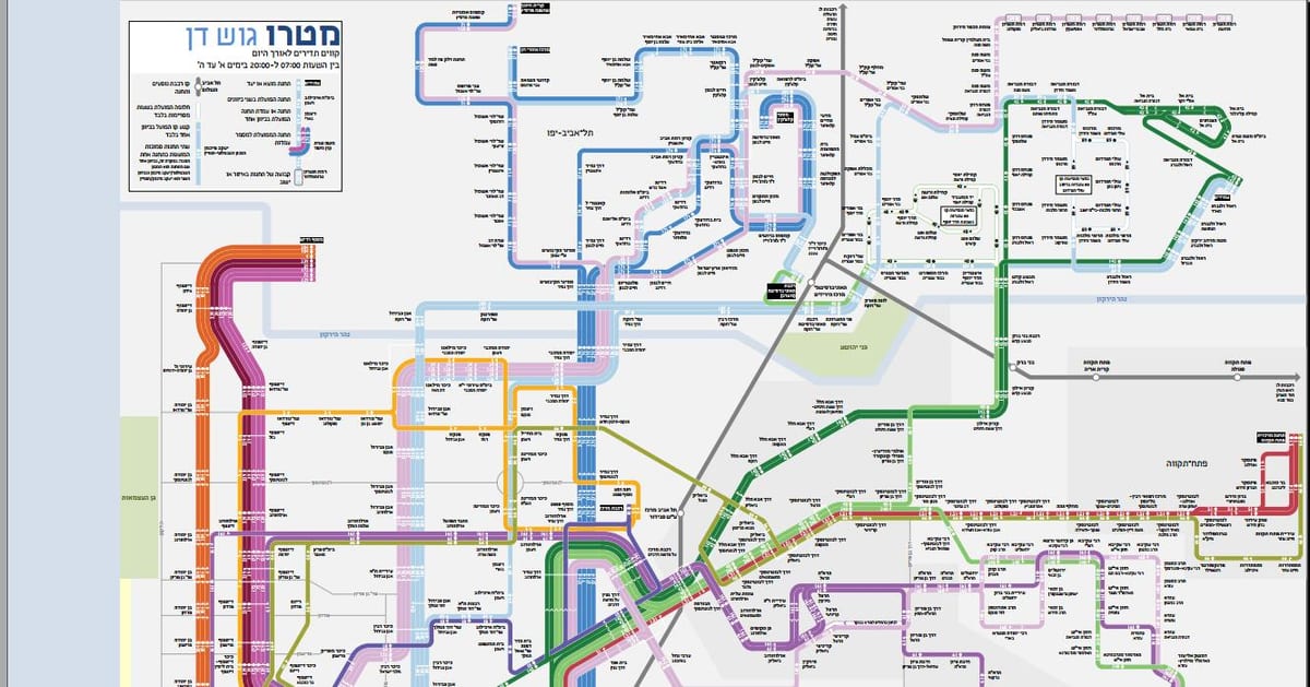 bản đồ Tel Aviv