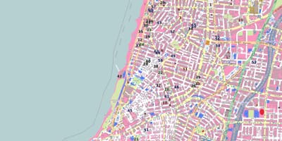 Bản đồ của ông vuông Tel Aviv