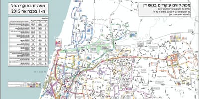Bản đồ của hatachana Tel Aviv