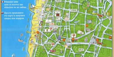 Tel Aviv hấp dẫn, bản đồ
