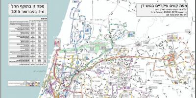 Trạm xe buýt trung tâm Tel Aviv bản đồ